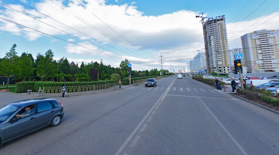 Улица Солнечная © Скриншот панорамы карт Яндекса