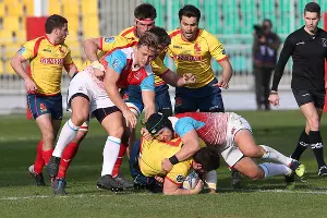 Матч чемпионата Европы по регби между сборными России и Испании &copy;&nbsp;Фото Елены Синеок, Юга.ру