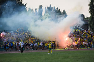 Матч между любительскими командами «Кубань» и «Абинск» © Фото Елены Синеок, Юга.ру