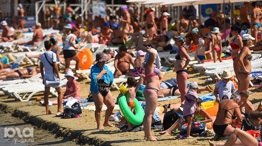 Пляж в Анапе &copy;&nbsp;Фото Елены Синеок, Юга.ру