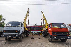 Новый трехсекционный трамвай "Витязь"  © Елена Синеок, ЮГА.ру