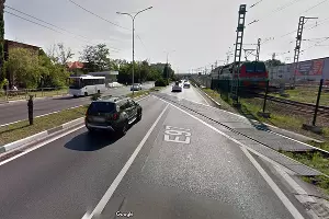 Ж/д-переезд в Адлере, ремонт которого запланирован с 1 по 28 апреля 2024 г. &copy;&nbsp;Скриншот сайта Google.com/maps