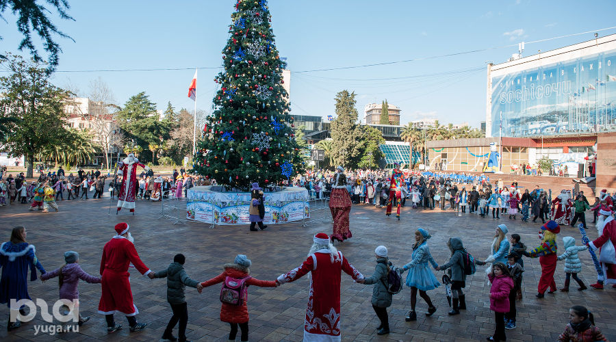 Парад Дедов Морозов в Сочи — 2014 © Фото Нины Зотиной, Юга.ру